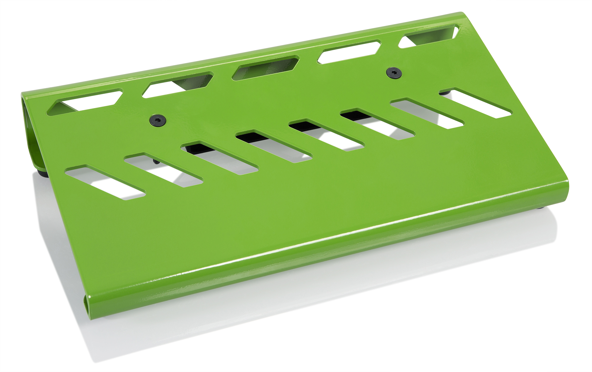 Green Aluminum Pedal Board; Small w/ Carry Bag-GPB-LAK-GR