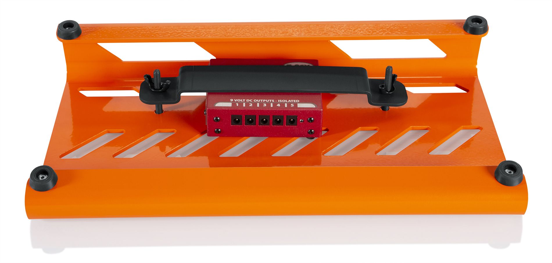 Orange Aluminum Pedal Board; Small w/ Carry Bag-GPB-LAK-OR