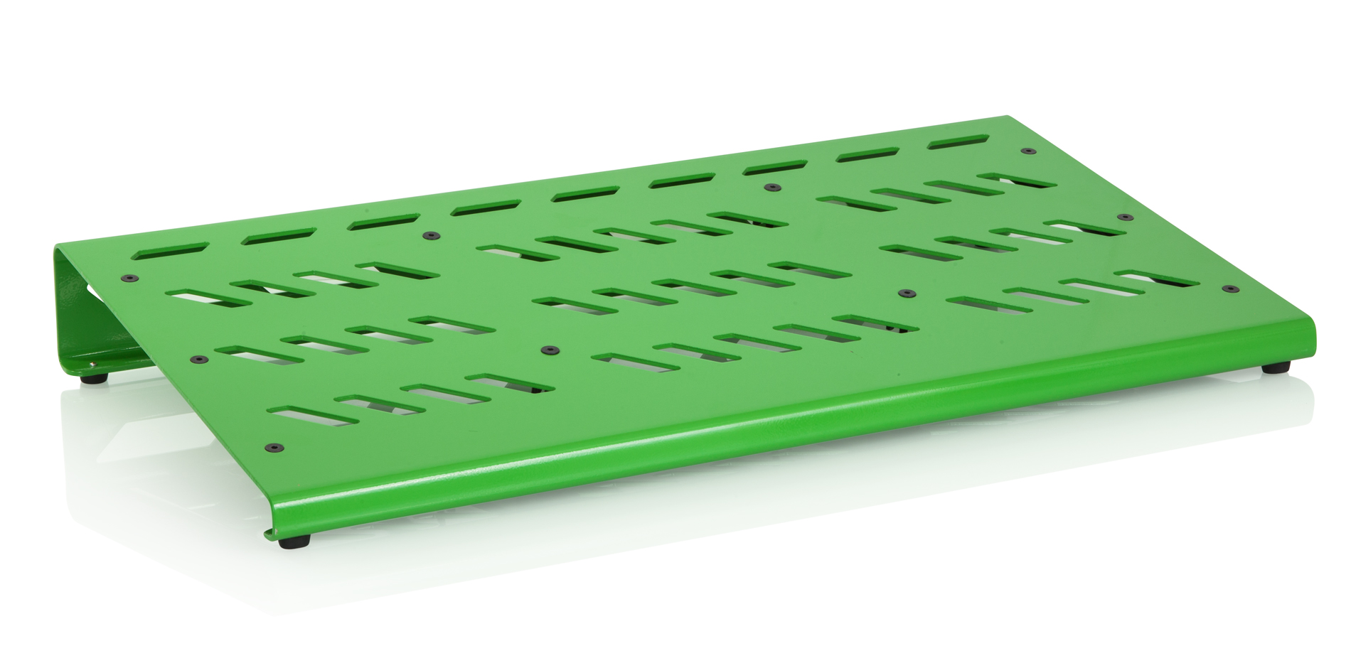 Green Aluminum Pedal Board; XL w/ Carry Bag-GPB-XBAK-GR