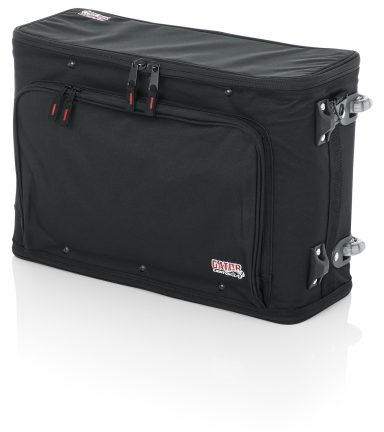 2U Lightweight rack bag w/ tow handle and wheels-GR-RACKBAG-2UW - Gator ...