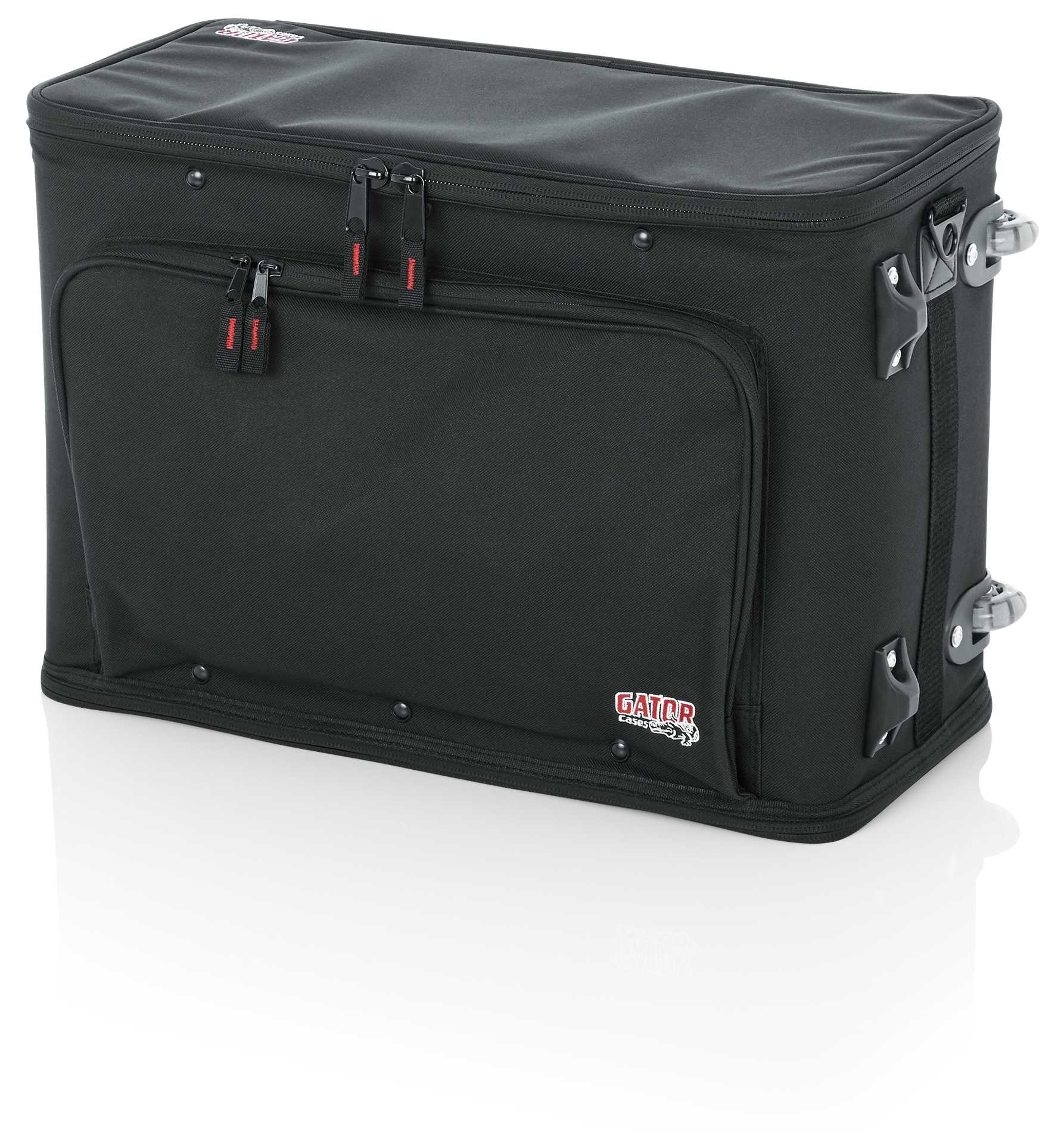 3U Lightweight rack bag w/ tow handle and wheels-GR-RACKBAG-3UW