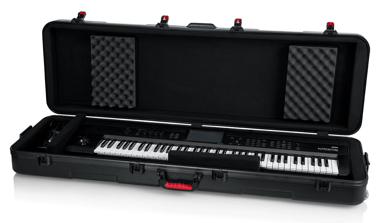 TSA ATA Slim 88-note Keyboard Case w/ Wheels-GTSA-KEY88SL - Gator