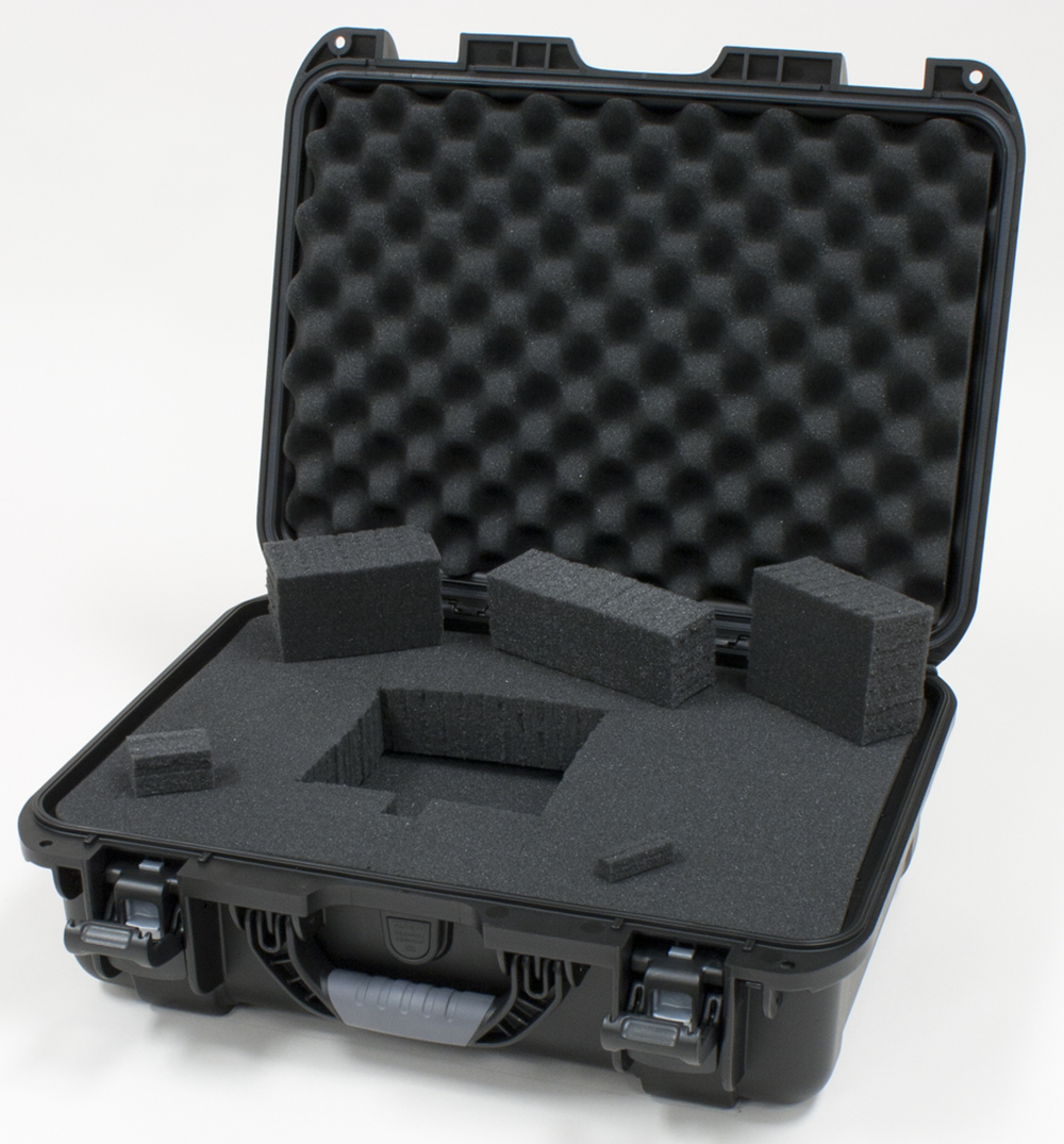 Waterproof case w/ diced foam; 17″x11.8″x6.4″-GU-1711-06-WPDF