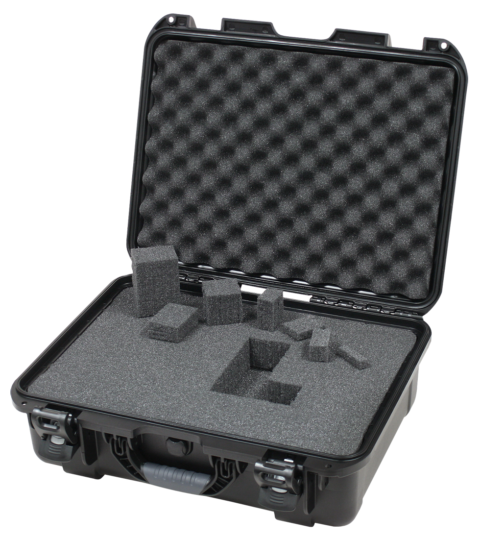 Waterproof case w/ diced foam; 18″x13″x6.9″-GU-1813-06-WPDF