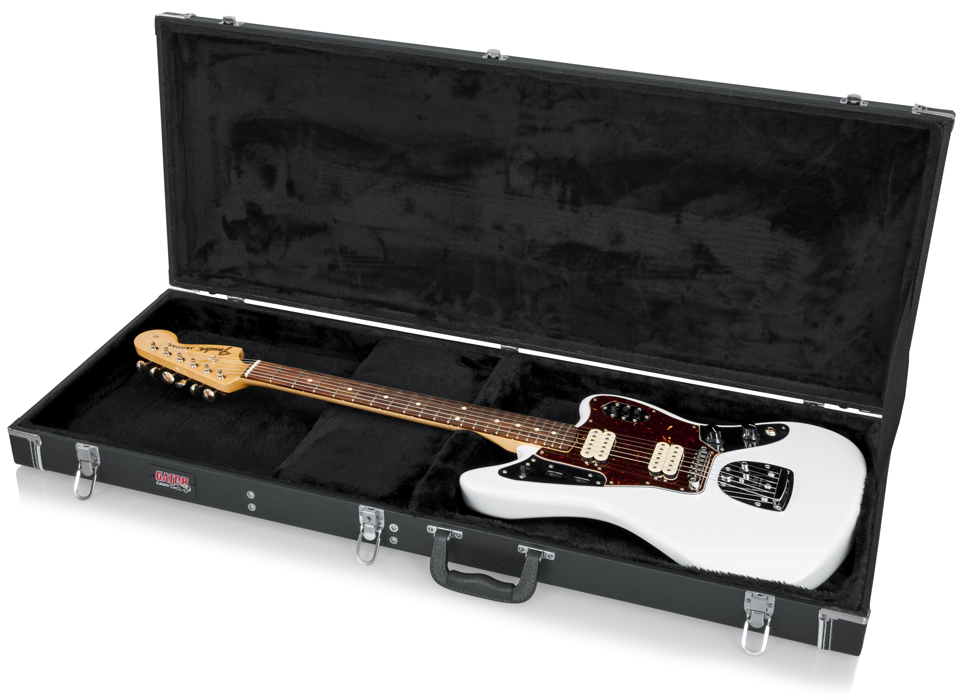 Jaguar Style Guitar Deluxe Wood Case-GW-JAG