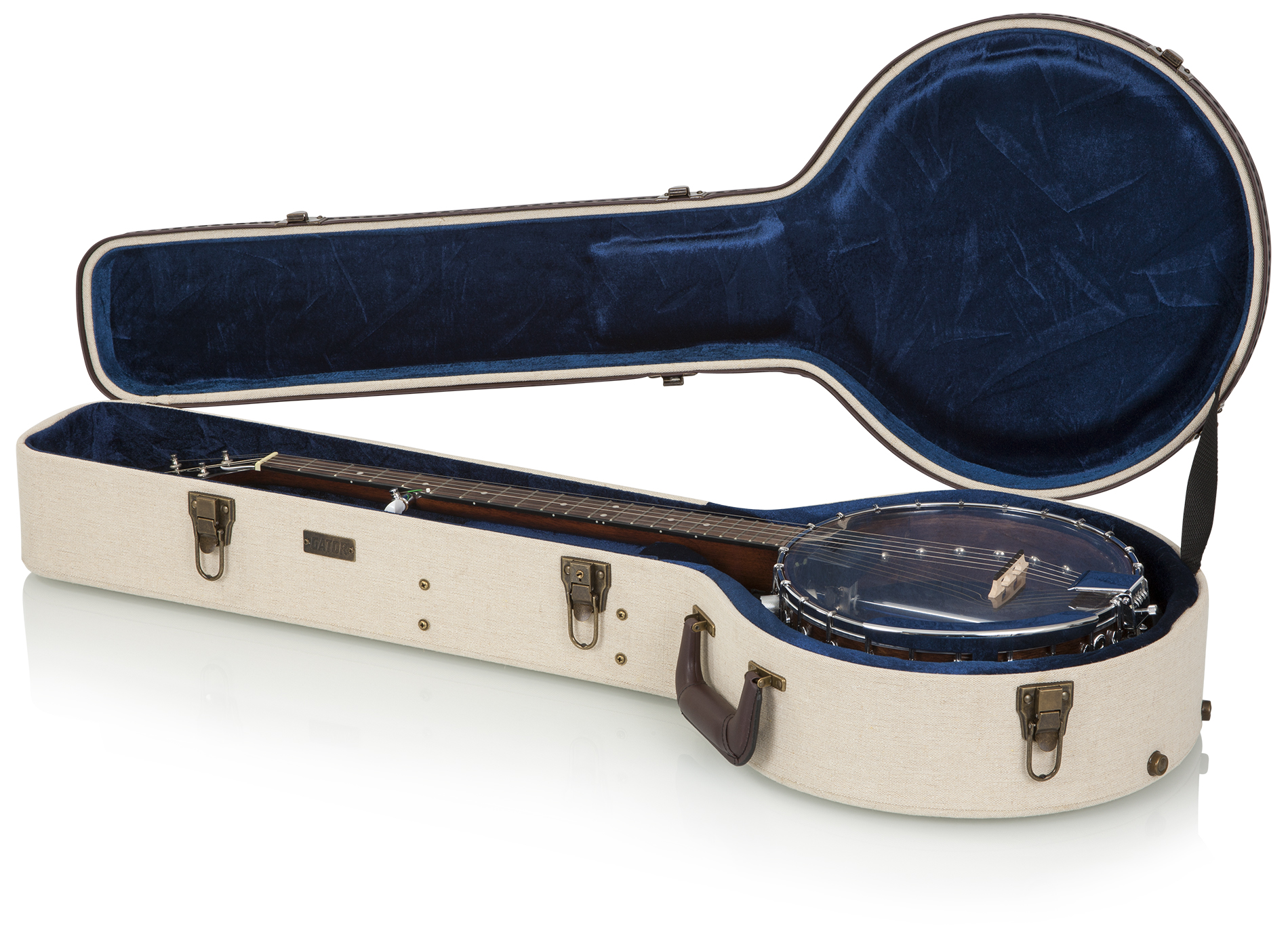 Journeyman Banjo Deluxe Wood Case-GW-JM BANJO XL