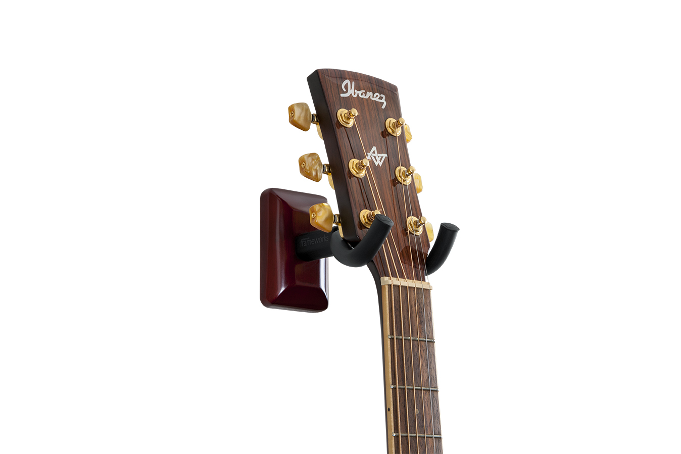 Cherry Wall Mount Guitar Hanger-GFW-GTR-HNGRCHR - Gator Cases