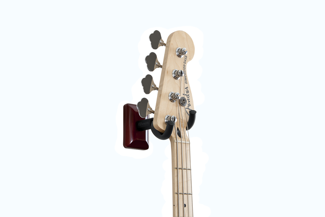 Cherry Wall Mount Guitar Hanger-GFW-GTR-HNGRCHR - Gator Cases