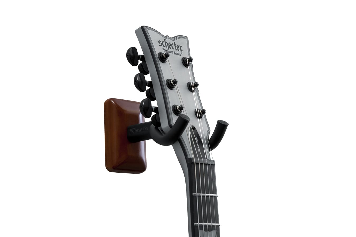 Wall mounted on sale guitar stand