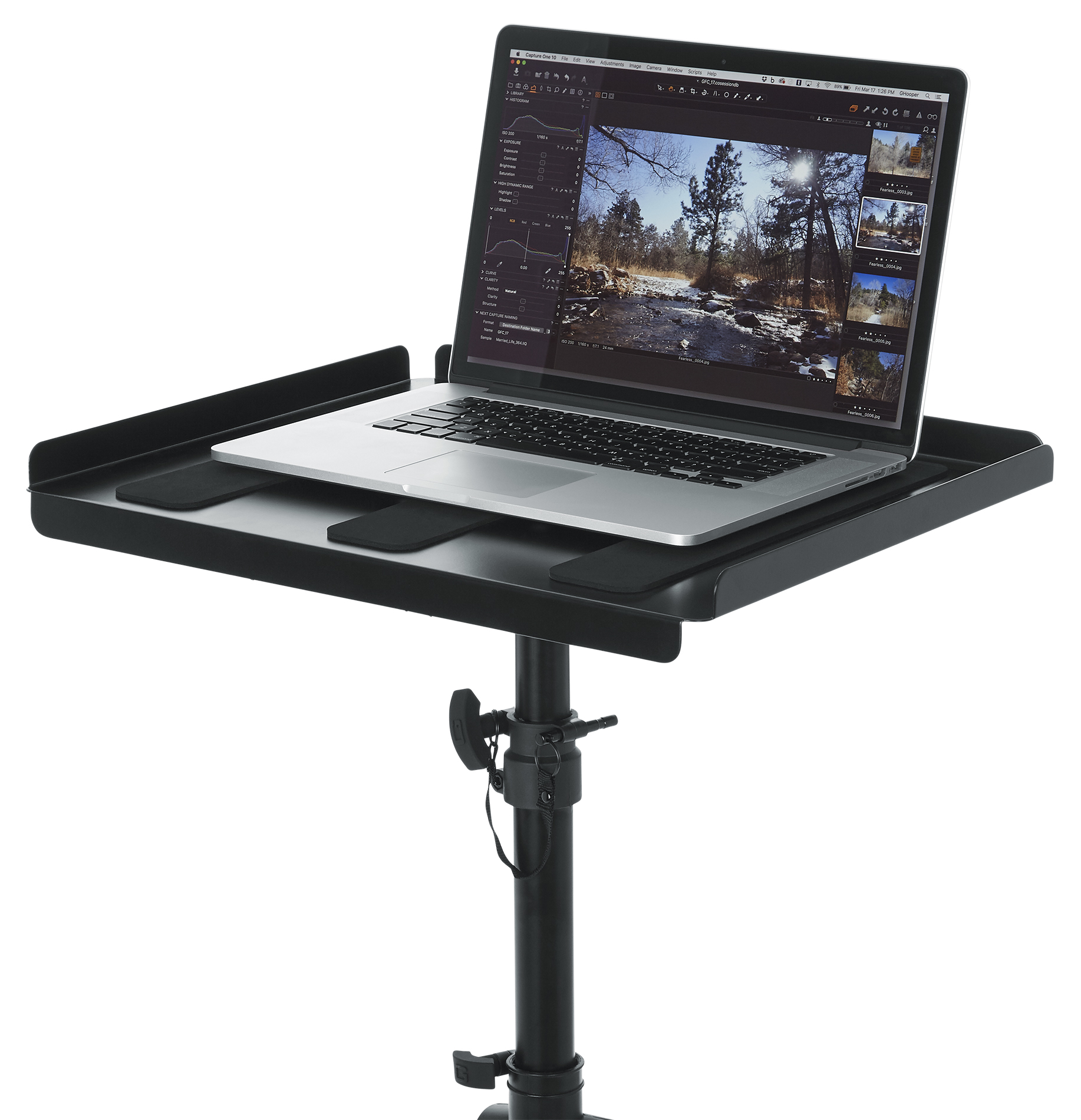 Heavy-Duty Adjustable Media Tray Stand-GFW-UTL-MEDIATRAY2