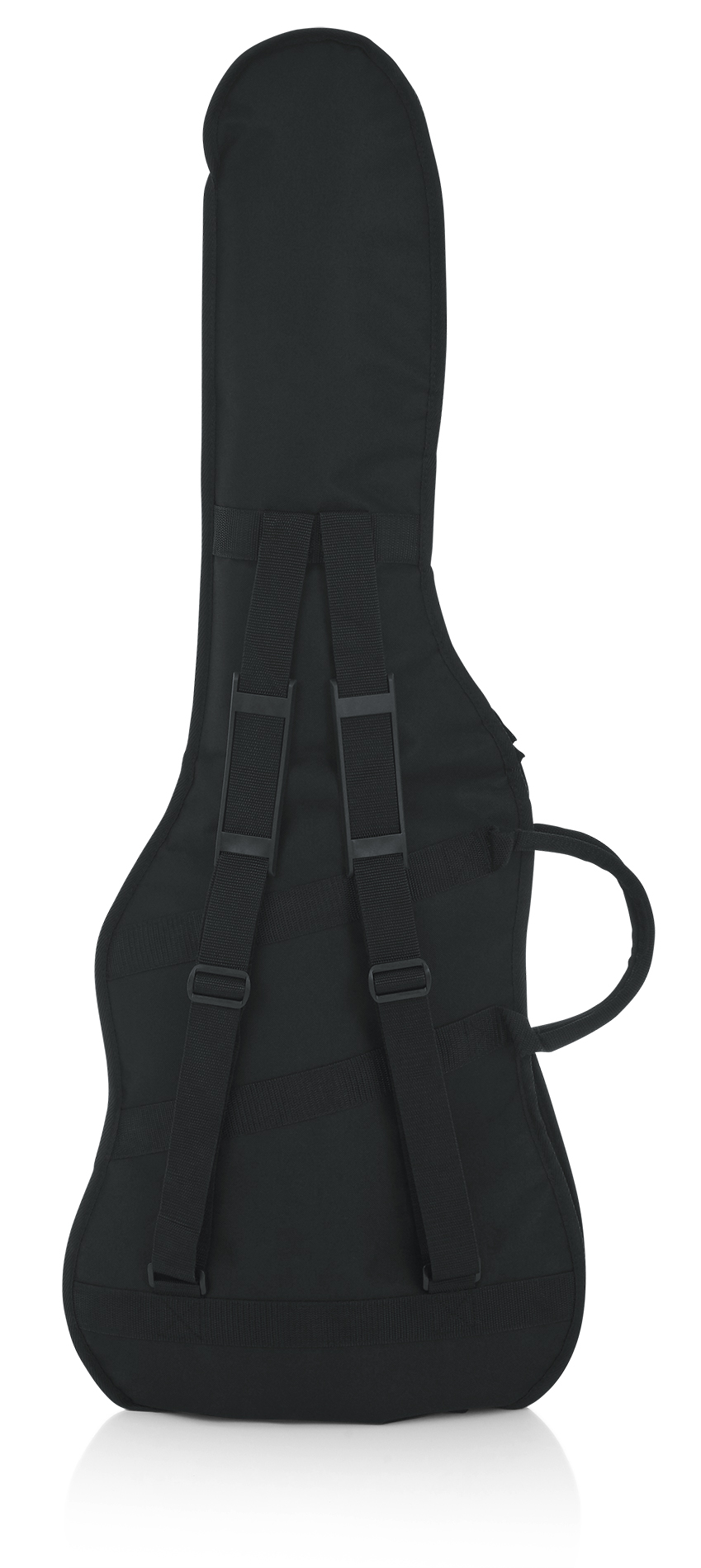 Fixing a tear in the backpack strap of a gig bag