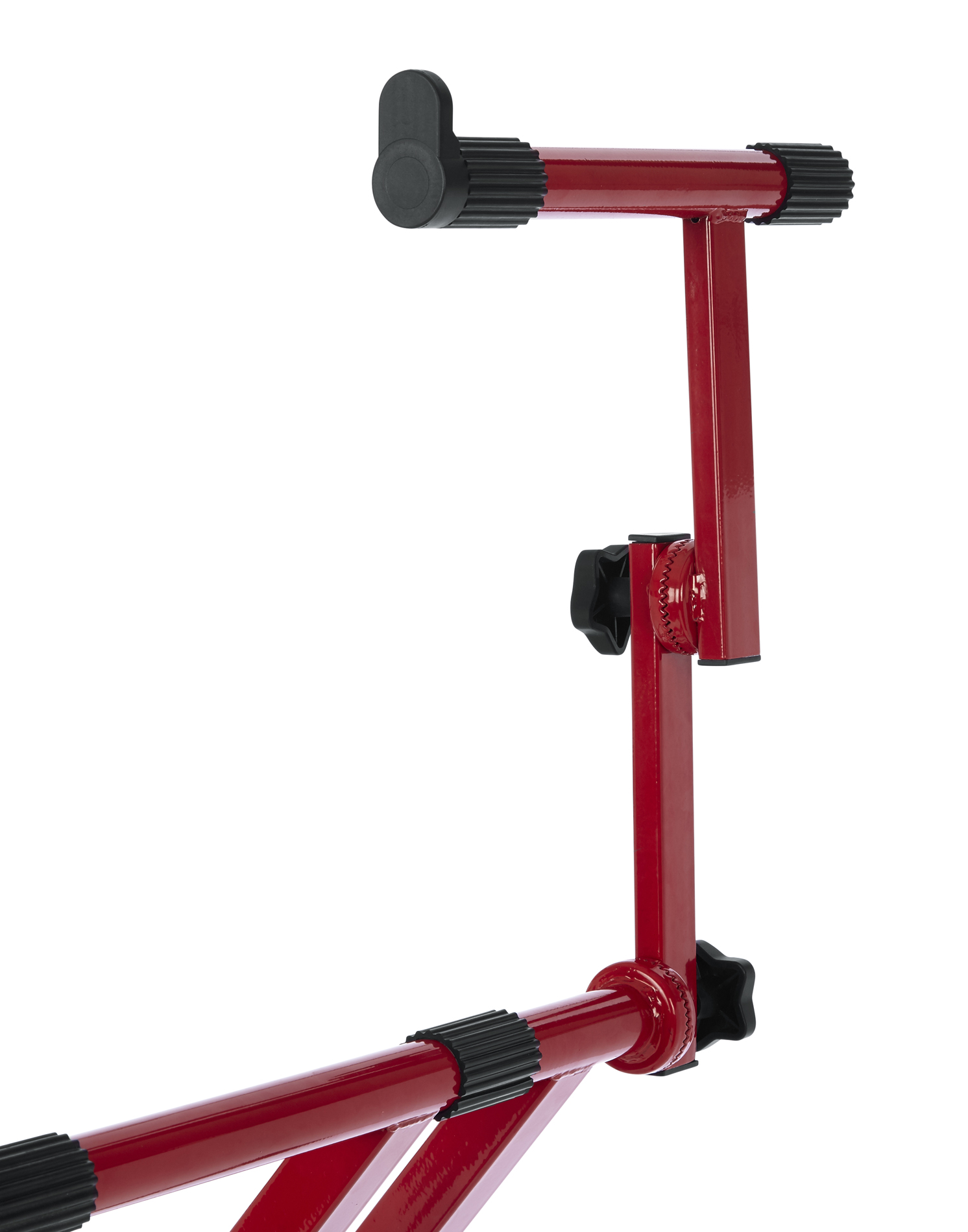 2 Tier X Style Keyboard Stand; Red-GFW-KEY-5100XRED