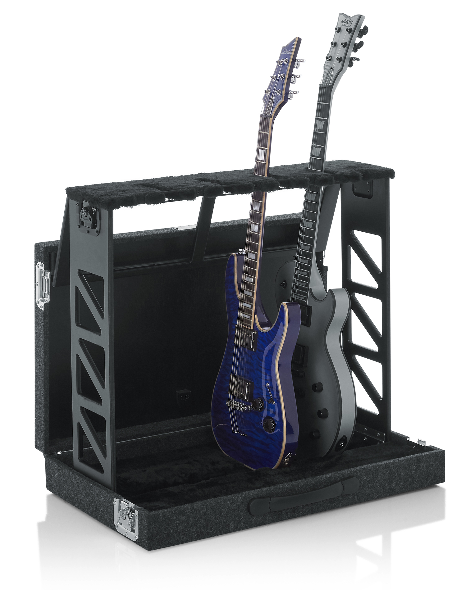 Rack Style 4 Guitar Stand that Folds into Case-GTRSTD4