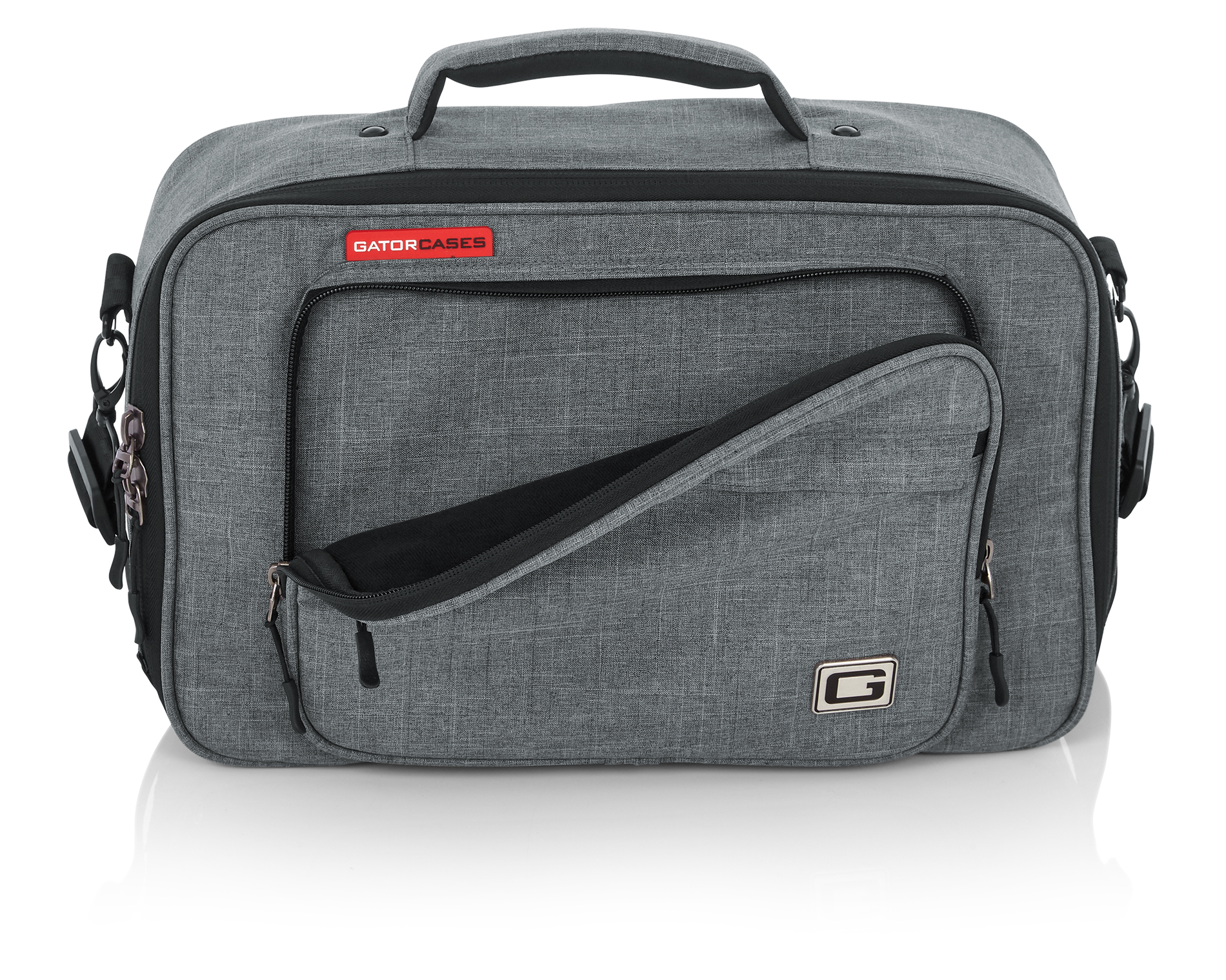 16″ x 10″ x 4.5″ Grey Transit Series Accessory Bag-GT-1610-GRY