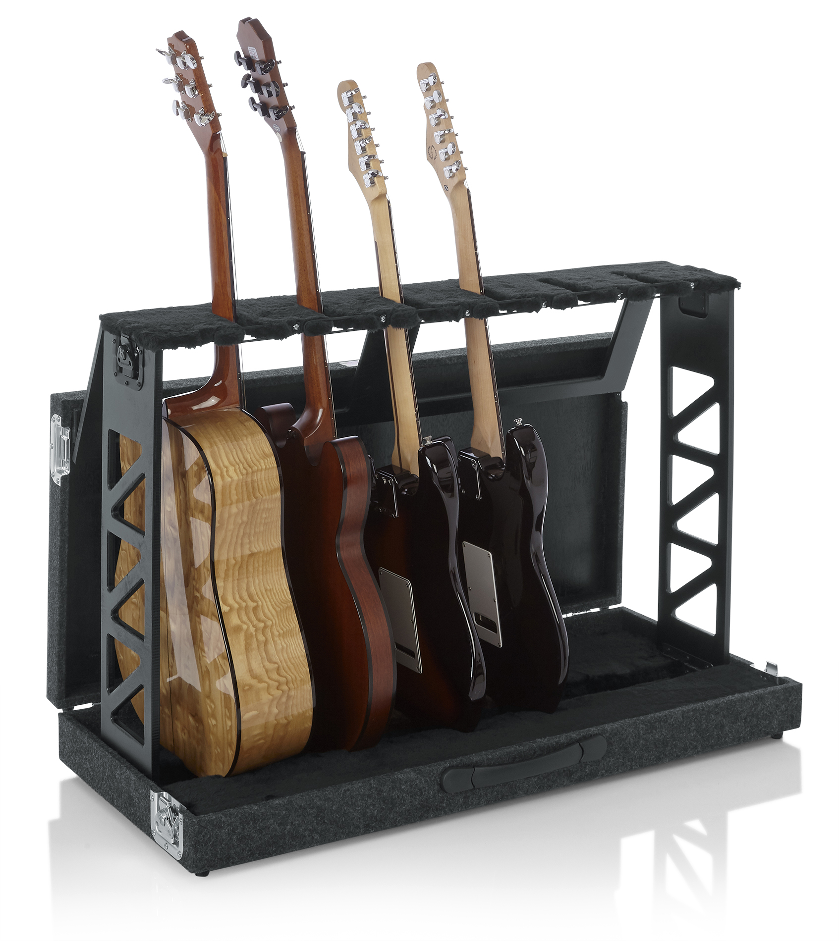 Rack Style 6 Guitar Stand that Folds into Case-GTRSTD6