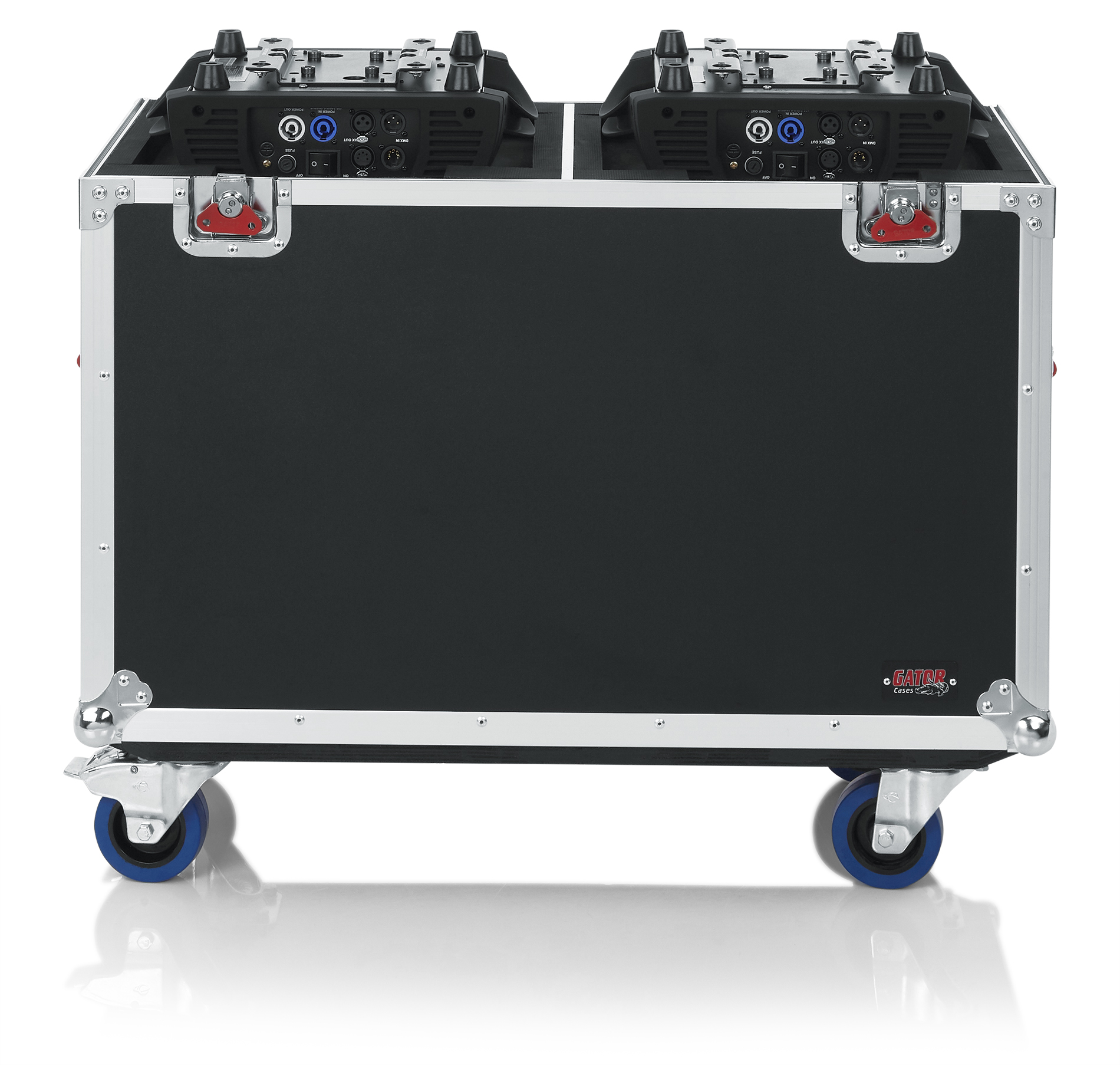 Flight Case for Two 250-Style Moving Head Lights-GTOURMH250