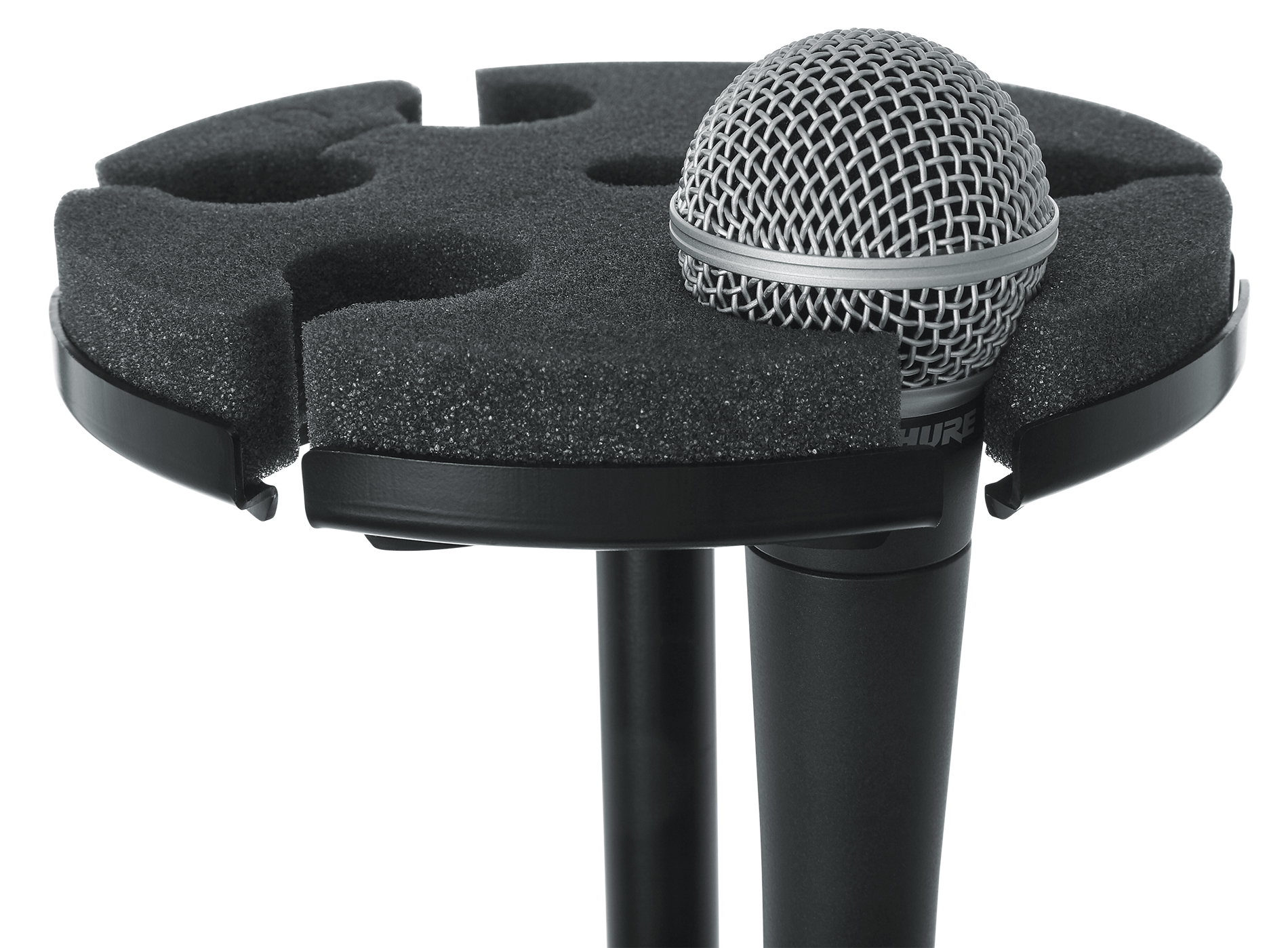 Multi Microphone Tray Designed To Hold 6 Mics-GFW-MIC-6TRAY - Gator Cases