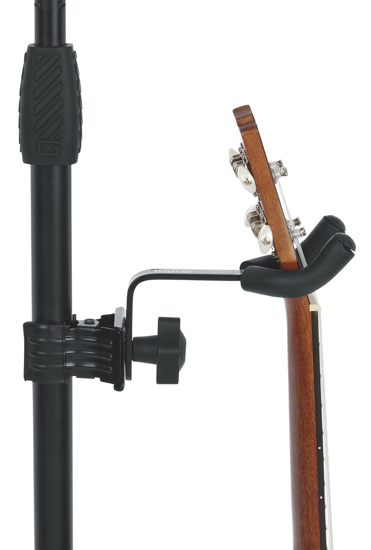 Uke/Mando Hanger Attachment w/ Clamp for Mic Stand-GFW-MICUKE-HNGR