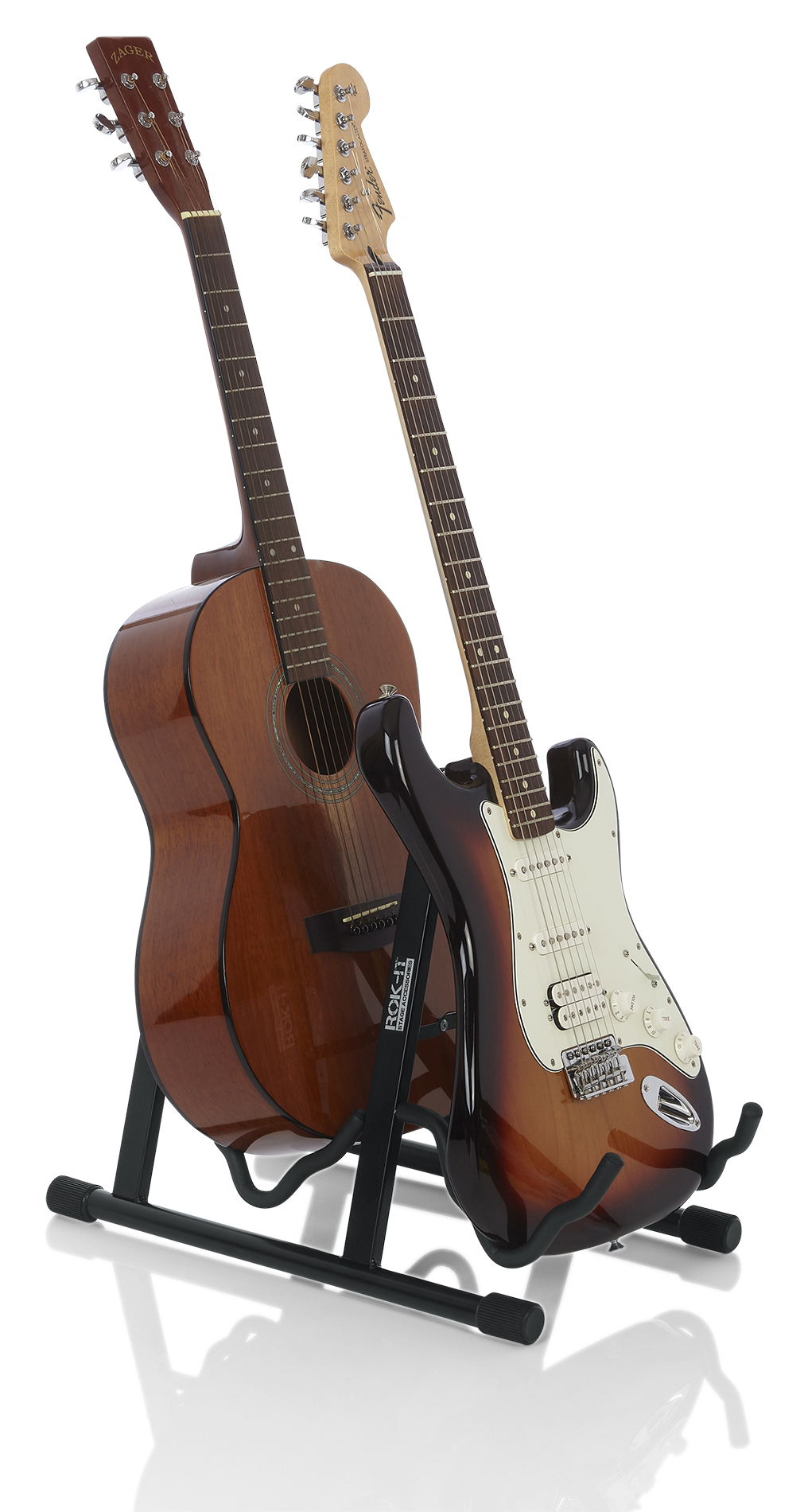 Double A-Frame Guitar Stand-RI-GTRAU2X