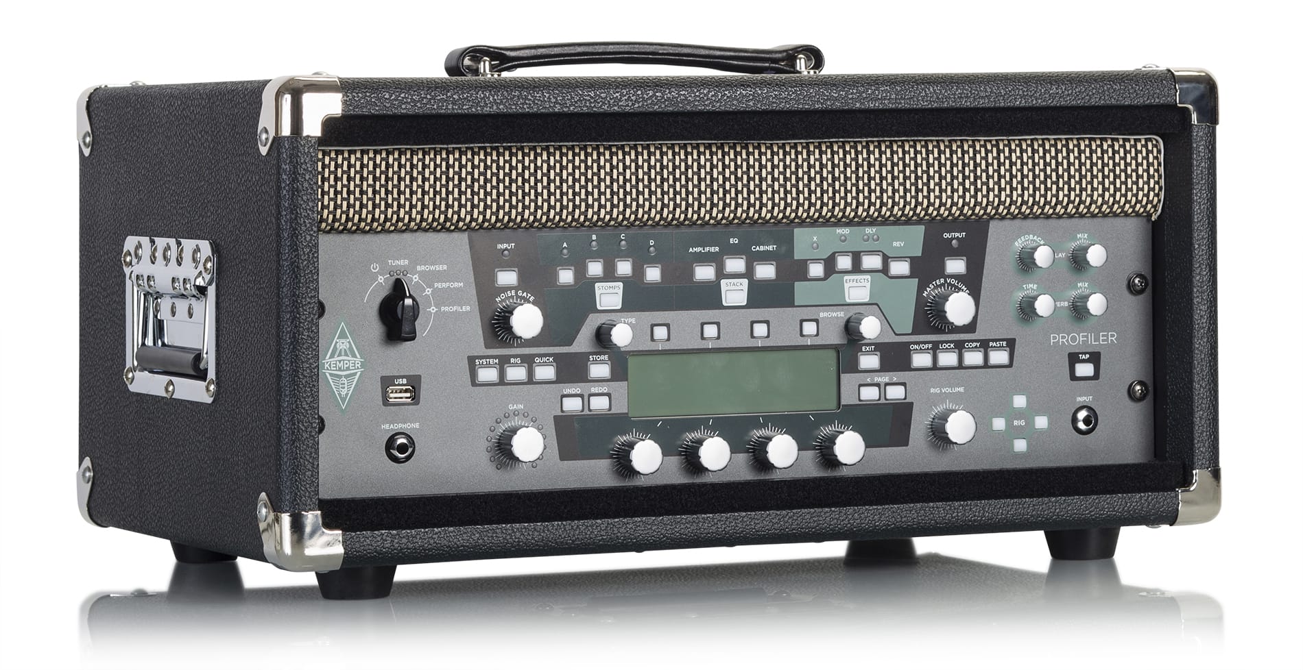 Vintage Amp Vibe Rack Case 4U Black-GR-RETRORACK-4BK - Gator Cases
