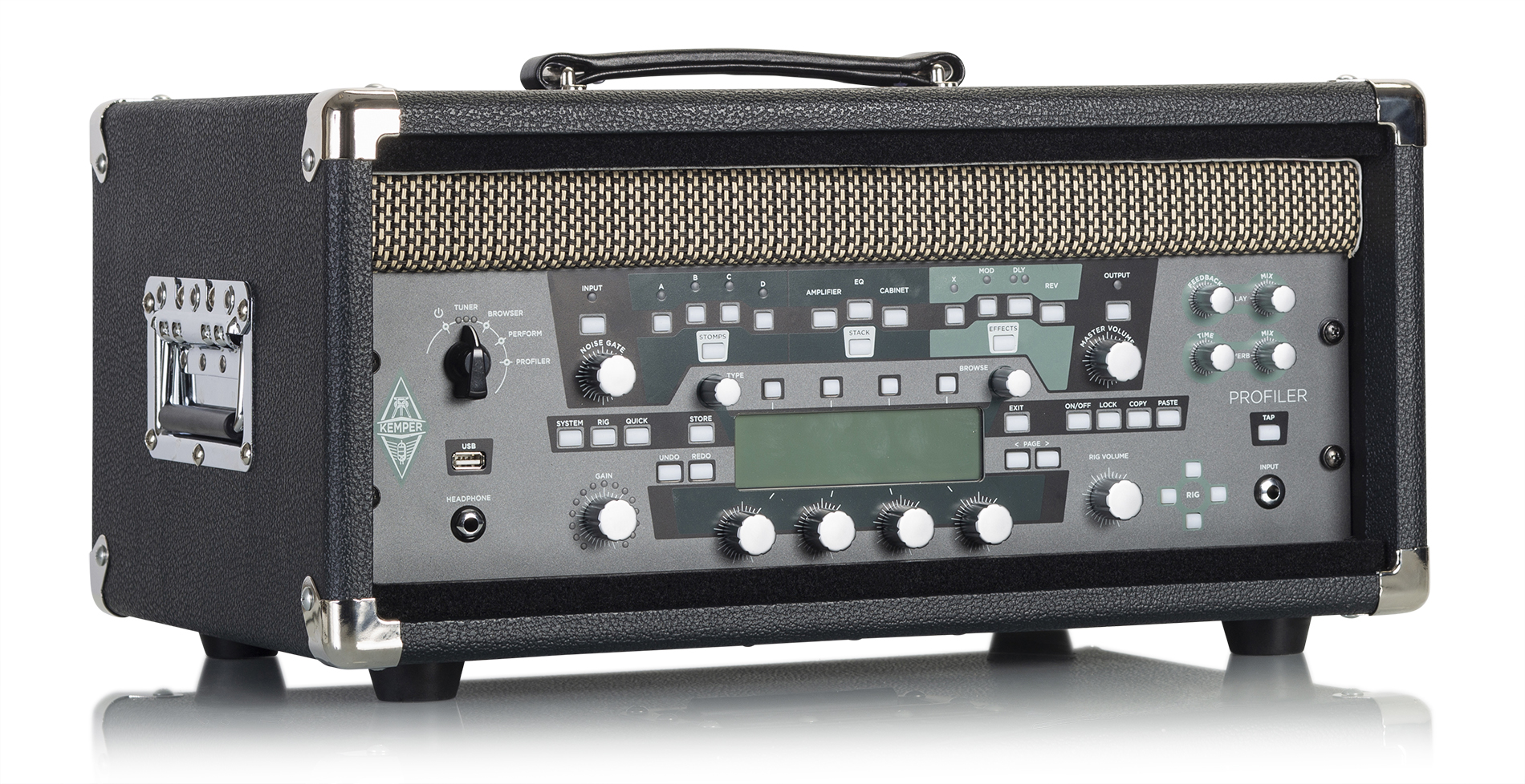 Vintage Amp Vibe Rack Case 4U Black-GR-RETRORACK-4BK