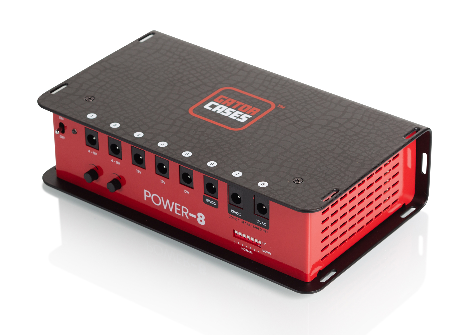 Pedal Board Power Supply With 8 Isolated Outputs-GTR-PWR-8