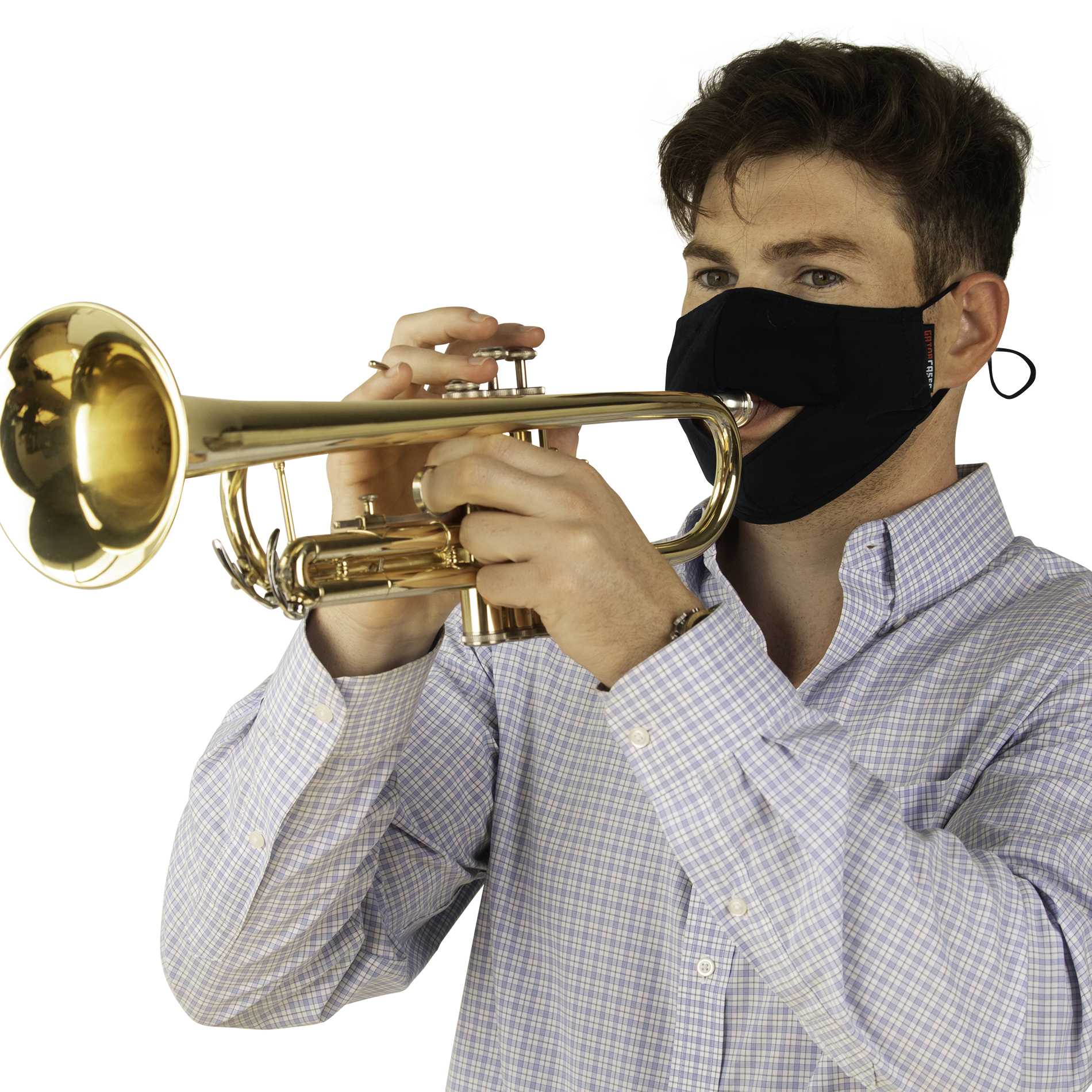 Medium Wind Instrument Face Mask-GBOM-MEDIUMBK