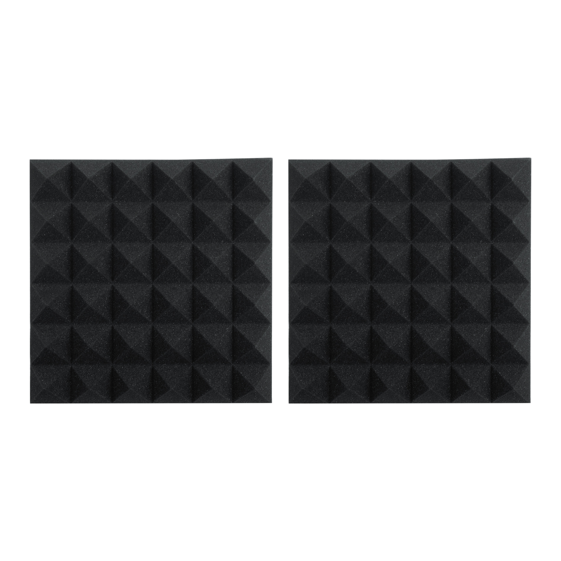 2 Pack of Charcoal 12×12″ Acoustic Pyramid Panel-GFW-ACPNL1212PCHA-2PK