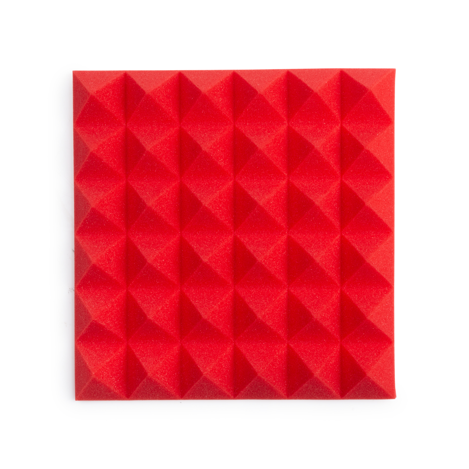 2 Pack of Red 12×12″ Acoustic Pyramid Panel-GFW-ACPNL1212PRED-2PK