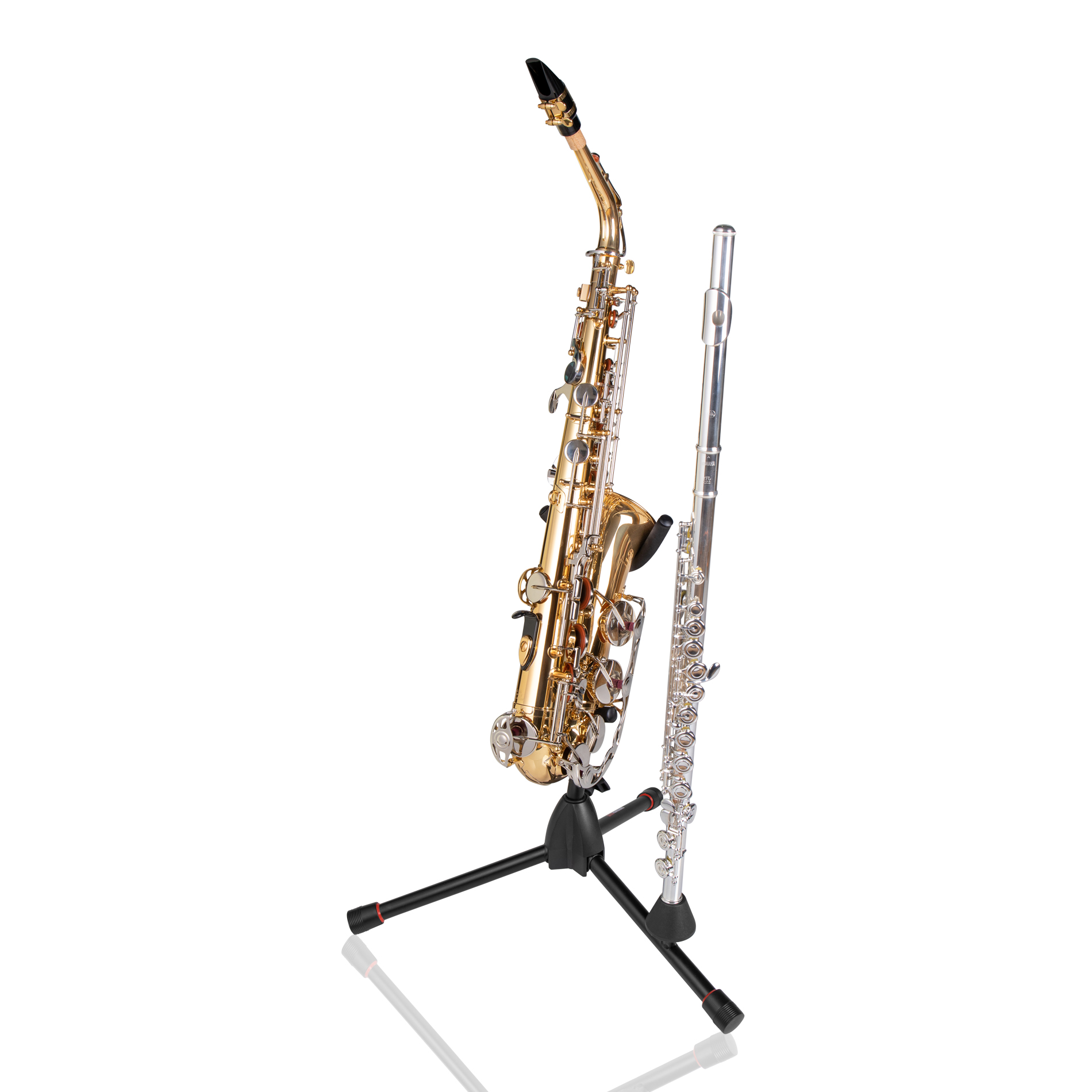 Tripod Stand for Alto/Tenor Sax with Flute Peg-GFW-BNO-SAXFLU