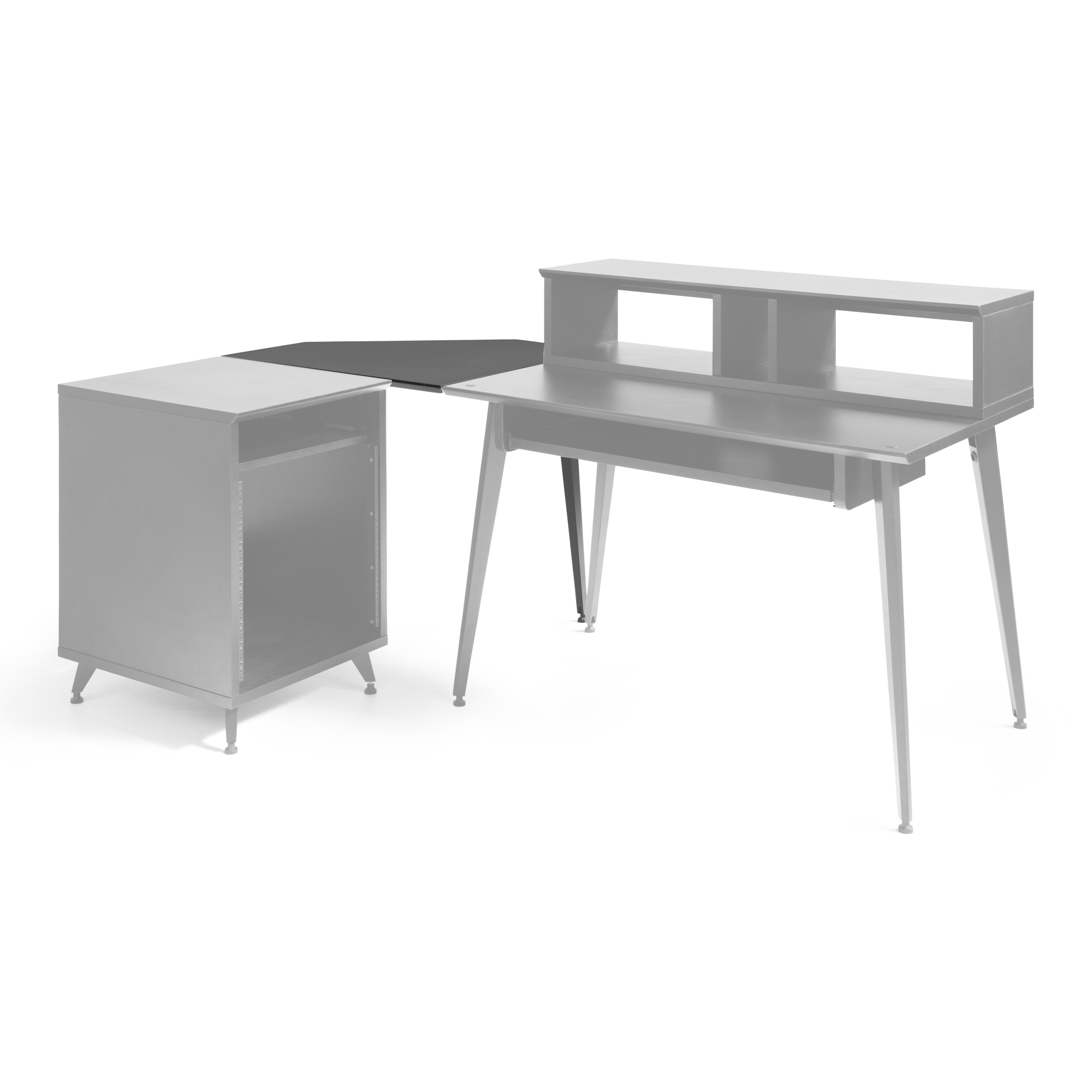Elite Series Furniture Desk Corner Section – BLK-GFW-ELITEDESKCRNR-BLK