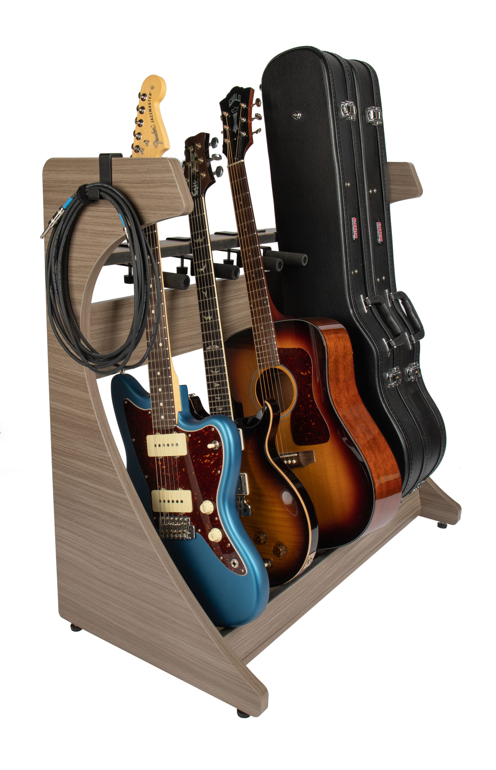 Elite Five Electric/Acoustic Guitar Rack – GRY