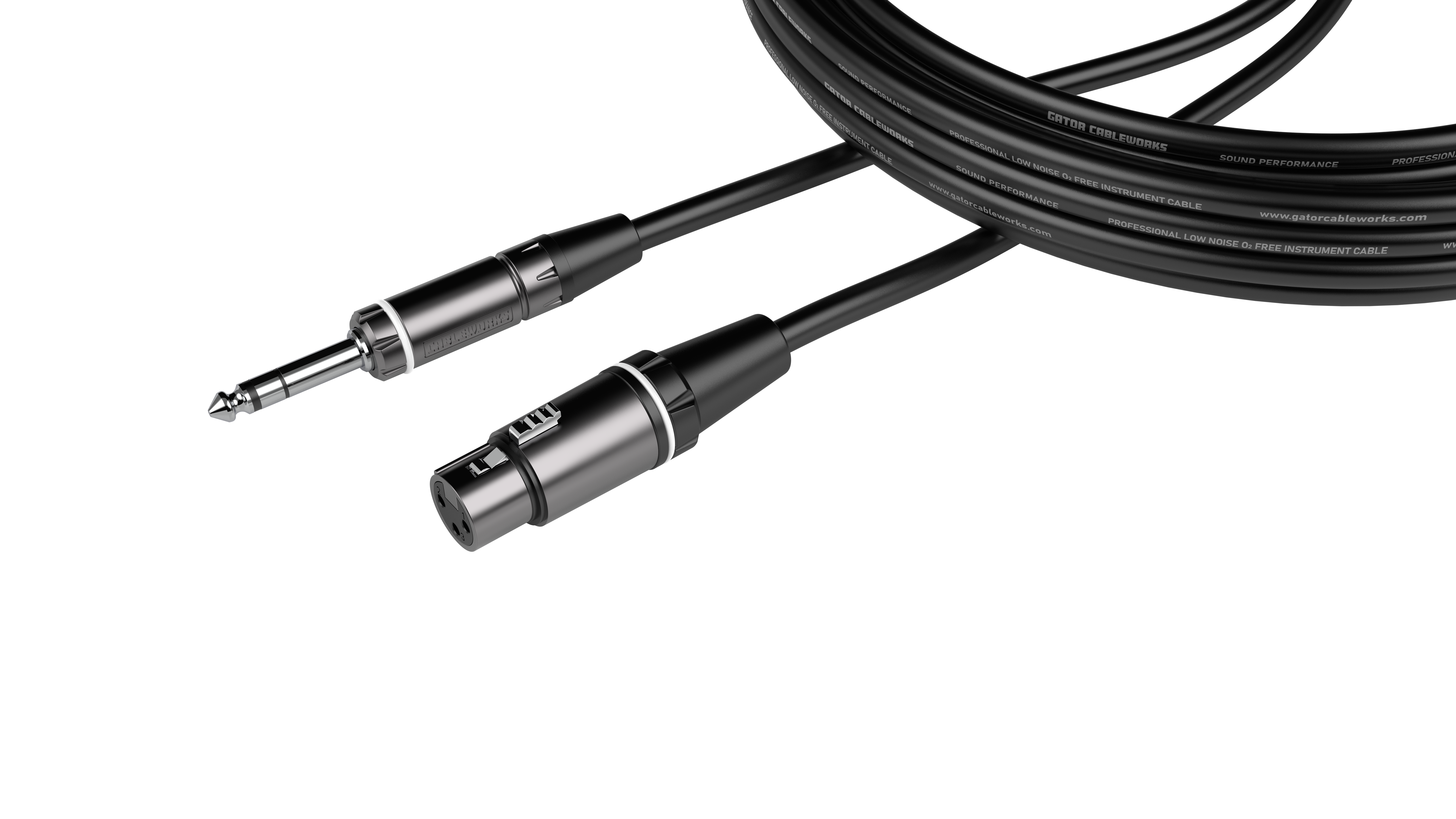 18 Inch XLR F to TRS Cable