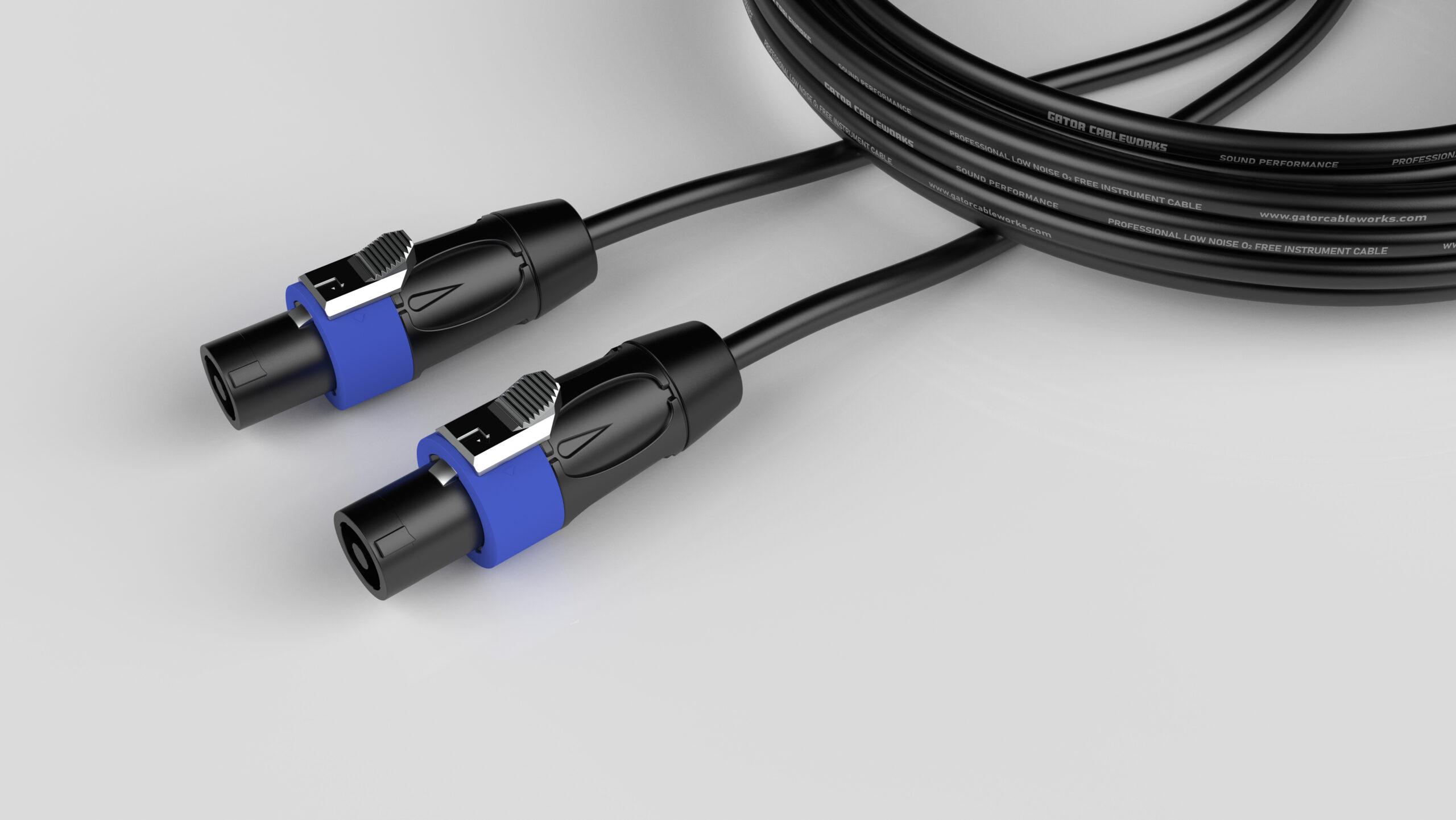 3 Foot Twist Lock Connector Speaker Cable