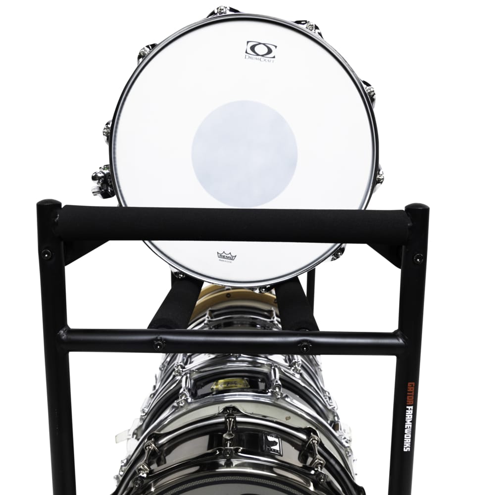 Two-Tier Snare Rack with Locking Casters