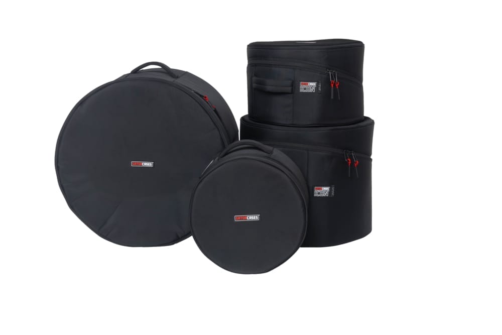 Amazon.com: Drum Cases (5 Piece) - Travel Drum Bags Set for Standard Kits -  Rugged Design & Thick Padding for Your Drumset Protection- Includes 22