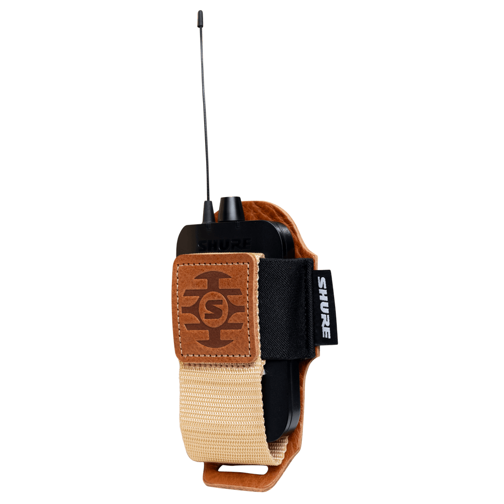 Wireless Bodypack Transmitter Pouch, Tan