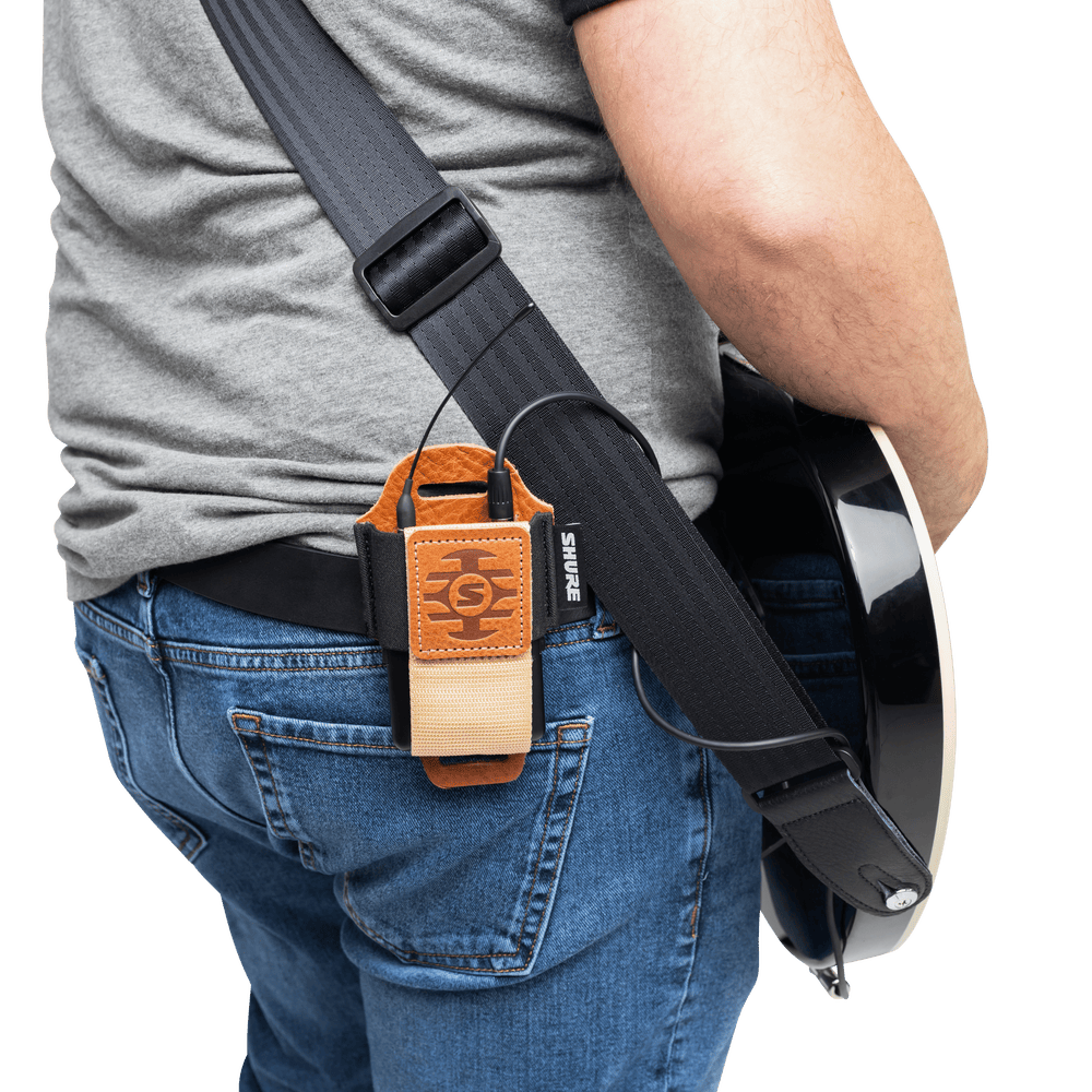 Wireless Bodypack Transmitter Pouch, Tan