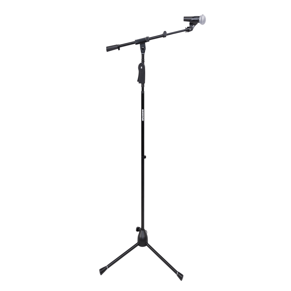 Deluxe Tripod Mic Stand with Telescoping Boom